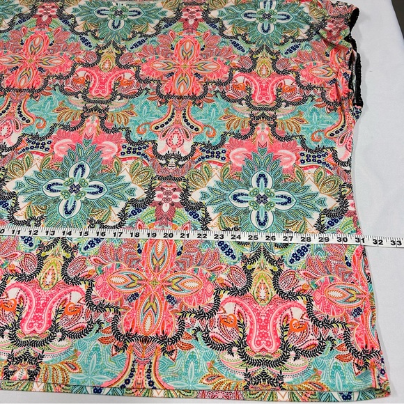 Cacique Lane Bryant Swim Cover Up Top Size 18/20 Popover Boho Beach Vacation - Picture 6 of 8